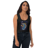Blue Tiger Crop Tank
