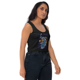 Blue Tiger Crop Tank