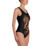 Tiger Rose One-Piece Swimsuit