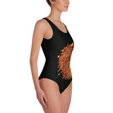 Orange Betta One-Piece Swimsuit