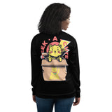 Peek-A-Cute Yellow Bomber Jacket