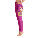 Peek-A-Roar Violet Yoga Pants
