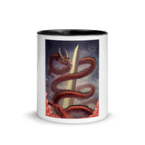 DC Unique Painted Dragon Inside Color Mug - From Sakura With Love