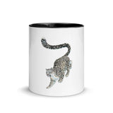 Snow Leopard Mug with Color Inside - From Sakura With Love
