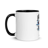 Tiger and Koi Circle Mug with Color Inside - From Sakura With Love