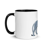 Blue Lion Mug with Color Inside - From Sakura With Love