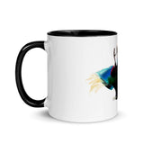 Blue Bird of Paradise Mating Pose Mug Color Inside - From Sakura With Love