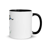 Tiger and Peacock Mug with Color Inside - From Sakura With Love