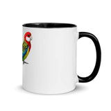 Eastern Rosella Mug with Color Inside - From Sakura With Love