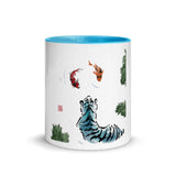 Tiger Koi Mug with Color Inside - From Sakura With Love