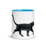 Blue Tiger Mug with Color Inside - From Sakura With Love
