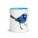 Splendid Fairywren Mug with Color Inside - From Sakura With Love