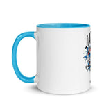 Tiger and Koi Circle Mug with Color Inside - From Sakura With Love