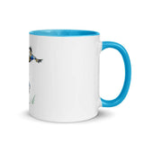 Tiger and Peacock Mug with Color Inside - From Sakura With Love