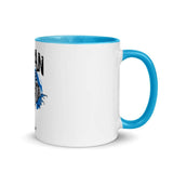 Tiger and Koi Circle Mug with Color Inside - From Sakura With Love