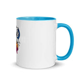 Tiger and Koi Attack Mug with Color Inside - From Sakura With Love