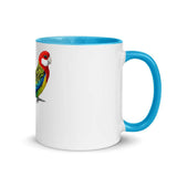 Eastern Rosella Mug with Color Inside - From Sakura With Love