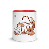 Tiger Playful Mug with Color Inside - From Sakura With Love