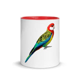 Eastern Rosella Mug with Color Inside - From Sakura With Love