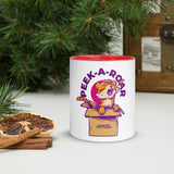 Peek-A-Roar Mug with Color Inside
