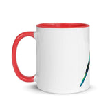 Eastern Rosella Mug with Color Inside - From Sakura With Love