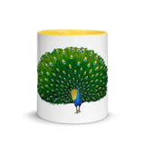 Peacock Mug with Color Inside - From Sakura With Love
