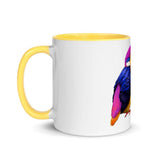 Oriental Dwarf Kingfisher Mug with Color Inside - From Sakura With Love