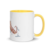 Tiger Fight Mug with Color Inside - From Sakura With Love