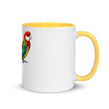 Eastern Rosella Mug with Color Inside - From Sakura With Love