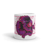 Purple Betta White Mug