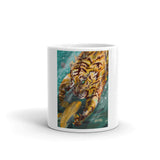 Tiger Koi Underwater White Mug