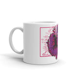 Purple Betta White Mug