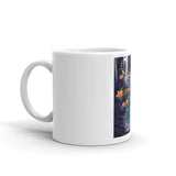 Blue Tiger White Mug