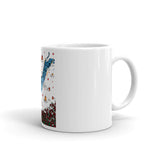 Tiger Dive White Mug