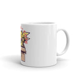 Peek-A-Cute Lucky Yellow White Mug