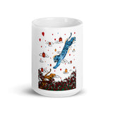 Tiger Dive White Mug