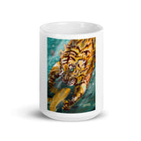 Tiger Koi Underwater White Mug