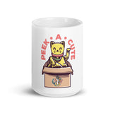 Peek-A-Cute Lucky White Mug