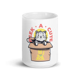 Peek-A-Cute White Mug