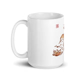 Tiger Playful White Mug - From Sakura With Love