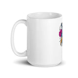 Tiger Attack Koi Mug White - From Sakura With Love
