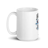 Tiger Koi Circle Mug White - From Sakura With Love