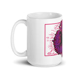 Purple Betta White Mug
