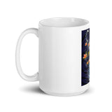 Blue Tiger White Mug