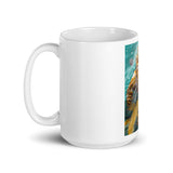 Tiger Koi Underwater White Mug