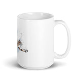 Tiger Underwater White Mug - From Sakura With Love