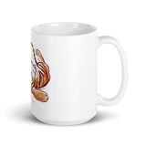 Tiger Playful White Mug - From Sakura With Love