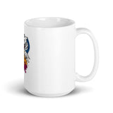 Tiger Attack Koi Mug White - From Sakura With Love