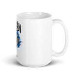 Tiger Koi Circle Mug White - From Sakura With Love