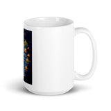 Blue Tiger White Mug